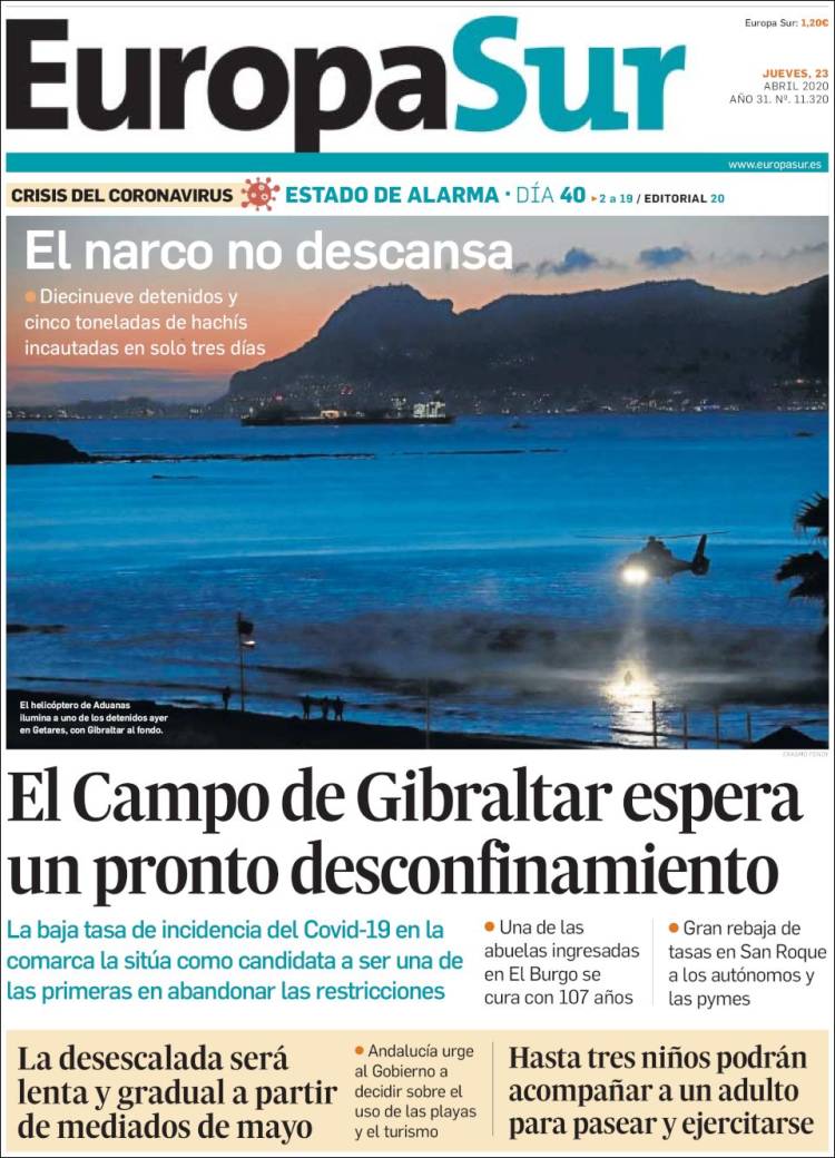 Portada de Europa Sur (Espa&ntilde;a)