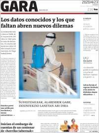 Portada de Gara (Espa&ntilde;a)