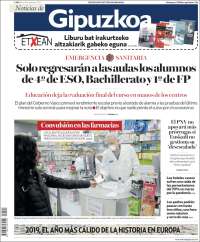 Portada de Noticias de Gipuzkoa (Espa&ntilde;a)