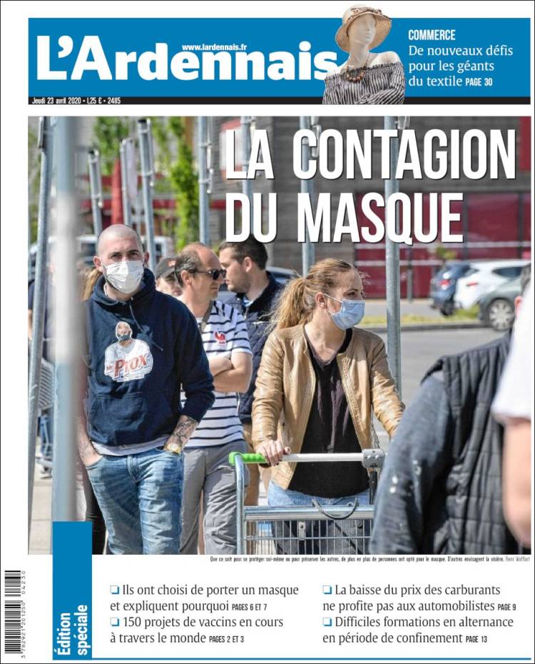 Portada de L'Ardenais (Francia)