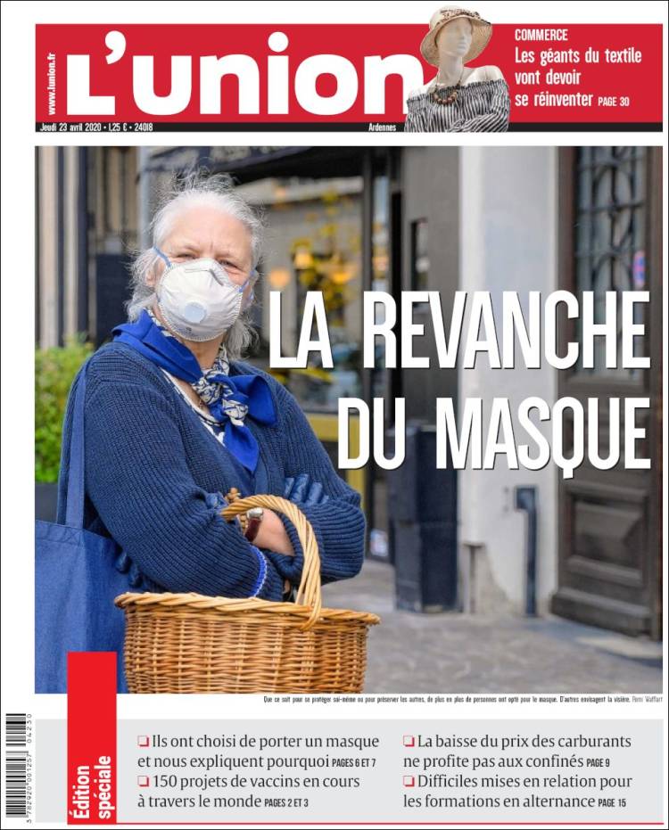 Portada de L'Union (Francia)