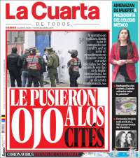 Portada de La Cuarta (Chile)