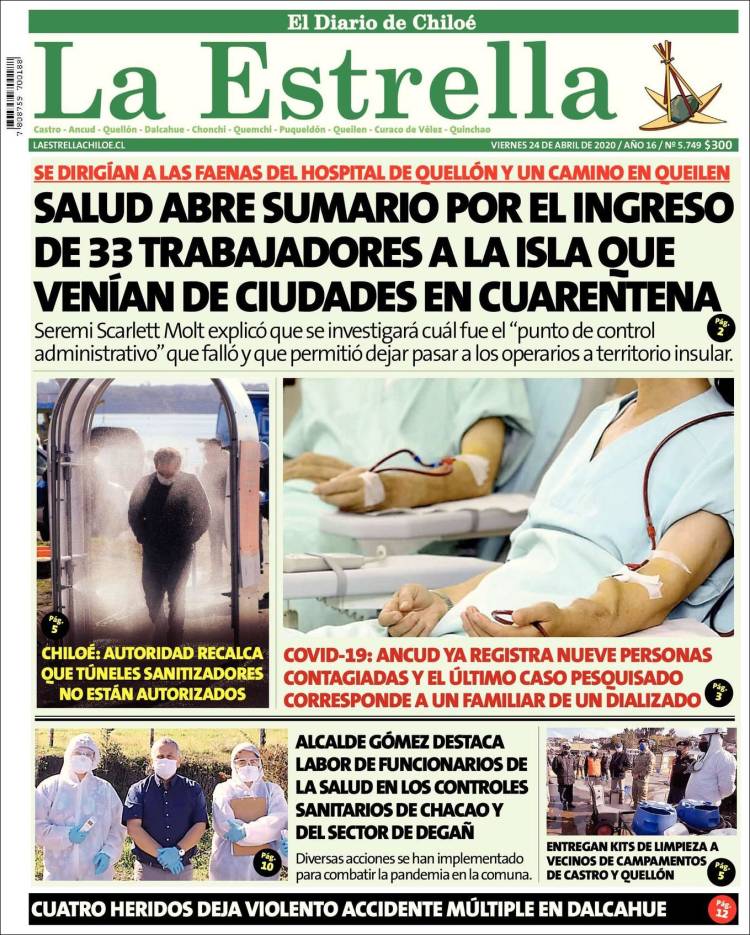 Portada de Estrella de Chiloé (Chile)