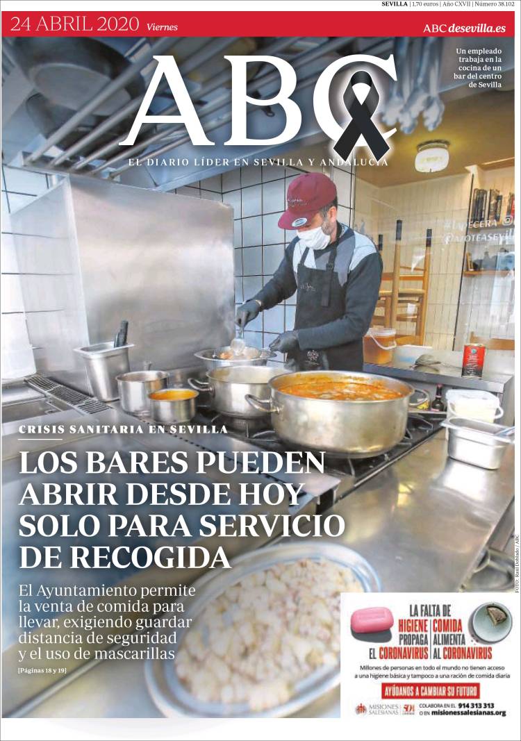 Portada de ABC - Sevilla (España)