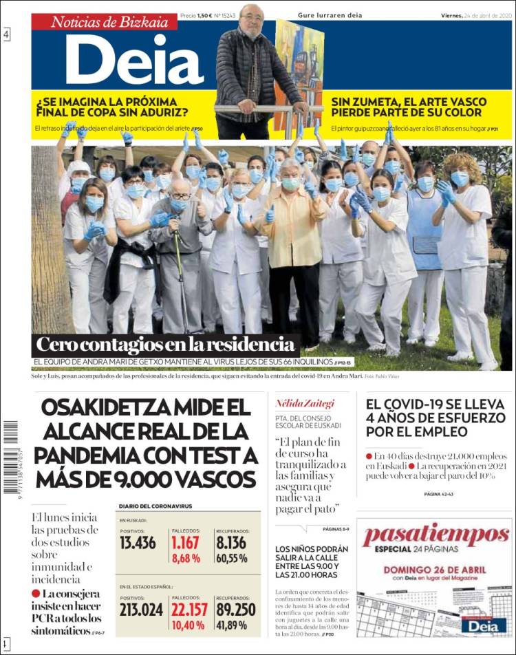 Portada de Deia (España)