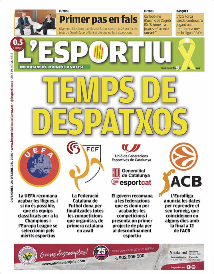 Portada de L'Esportiu (España)