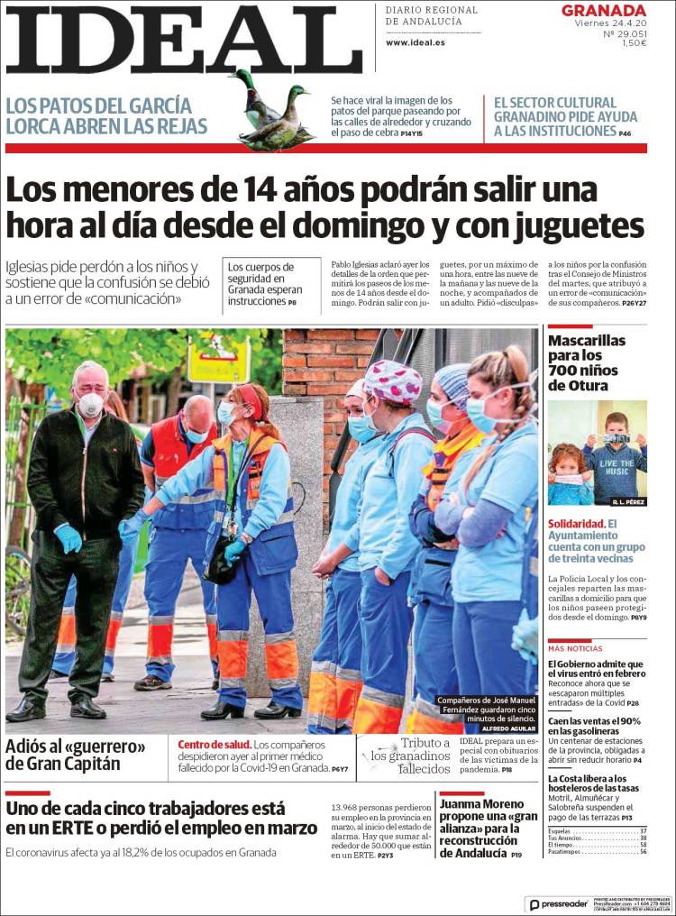 Portada de Ideal (España)