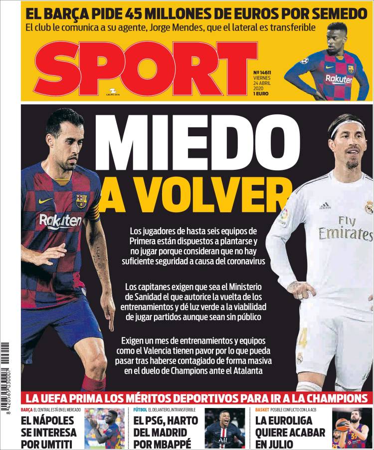 Portada de Sport (España)