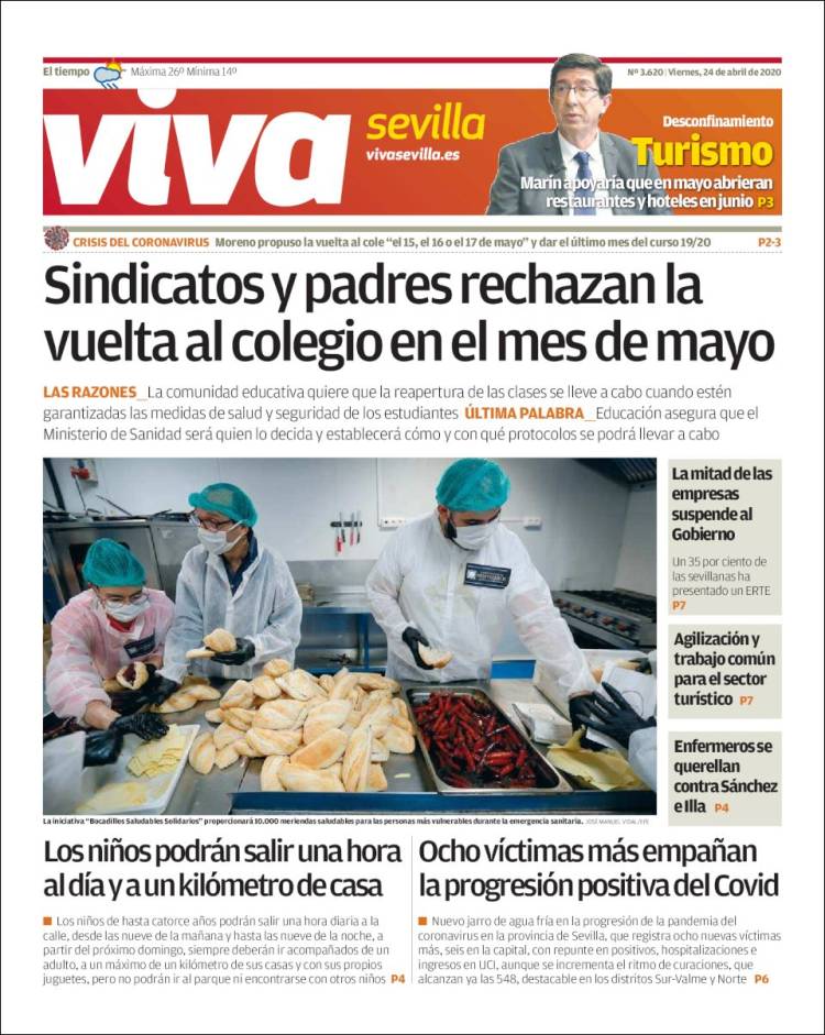 Portada de Viva Sevilla (España)