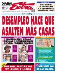 Portada de Diario Extra (Costa Rica)