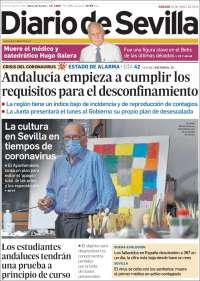 Portada de Diario de Sevilla (España)