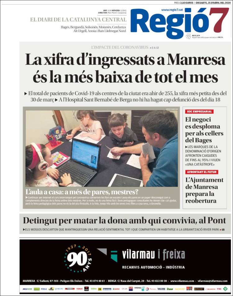 Portada de Regio7 (España)