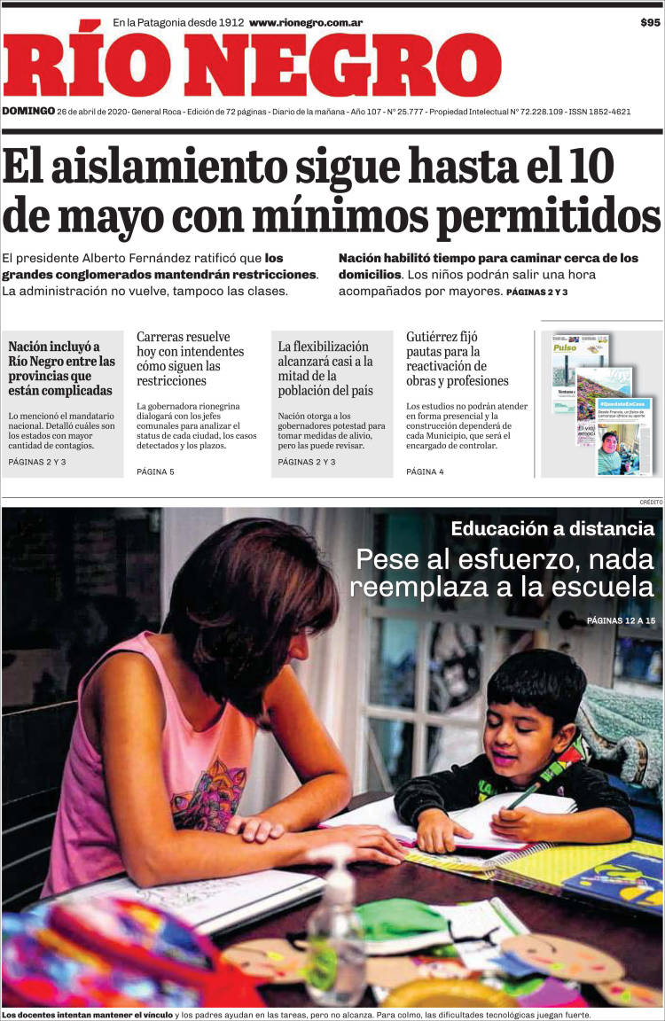 Portada de Rio Negro (Argentina)