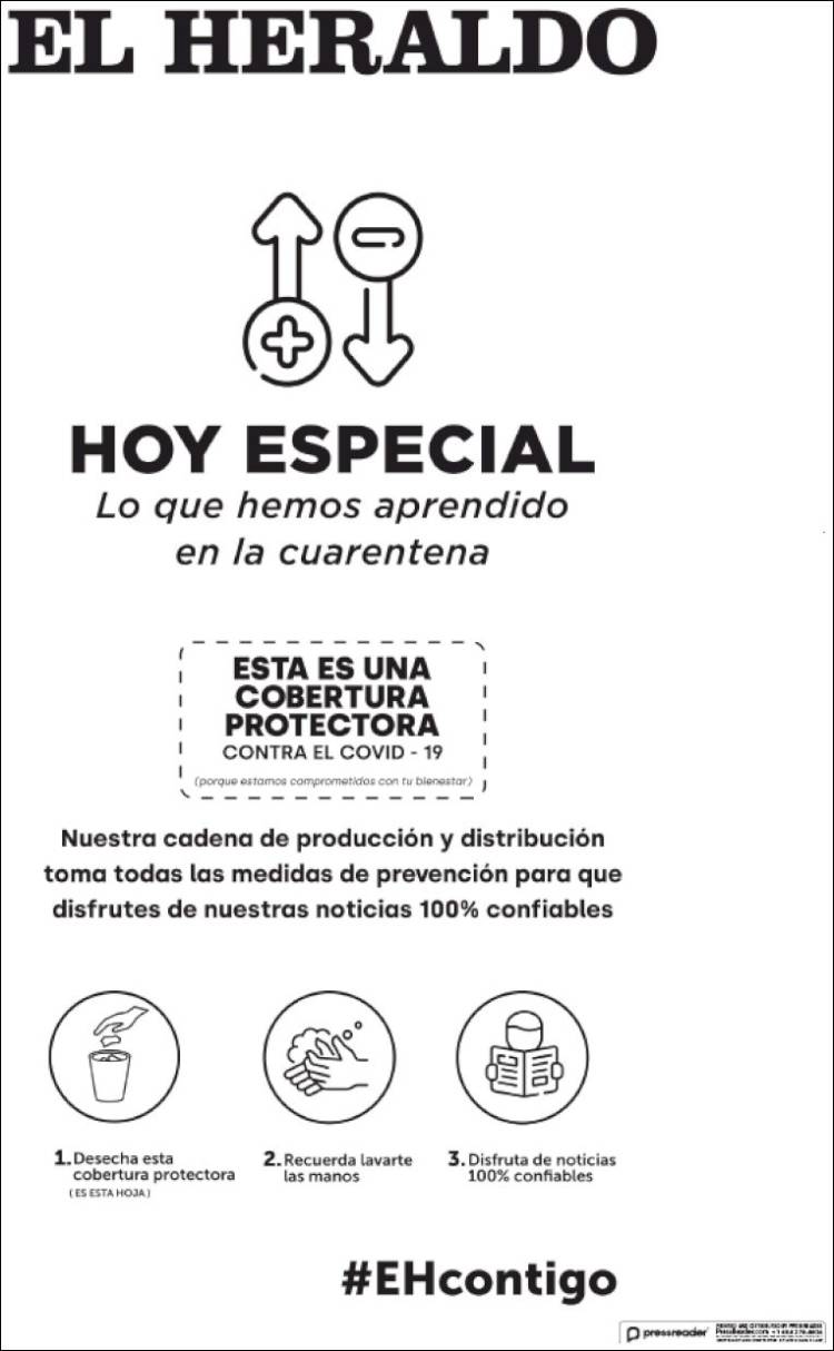 Portada de El Heraldo (Colombia)