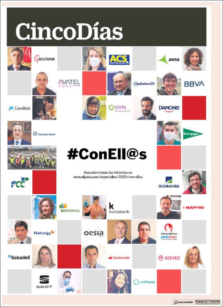 Portada de Cinco Días (Espa&ntilde;a)