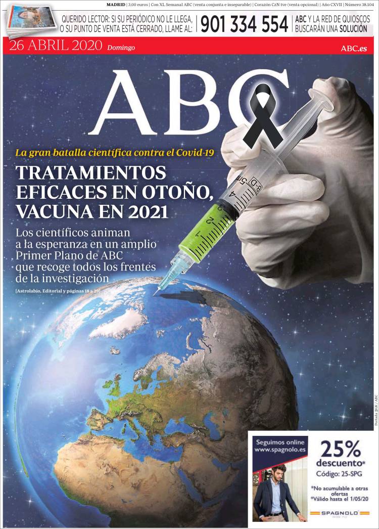 Portada de ABC (España)