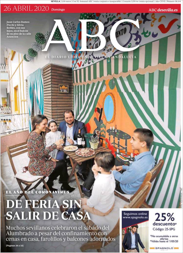 Portada de ABC - Sevilla (Spain)