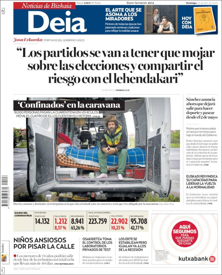 Portada de Deia (España)