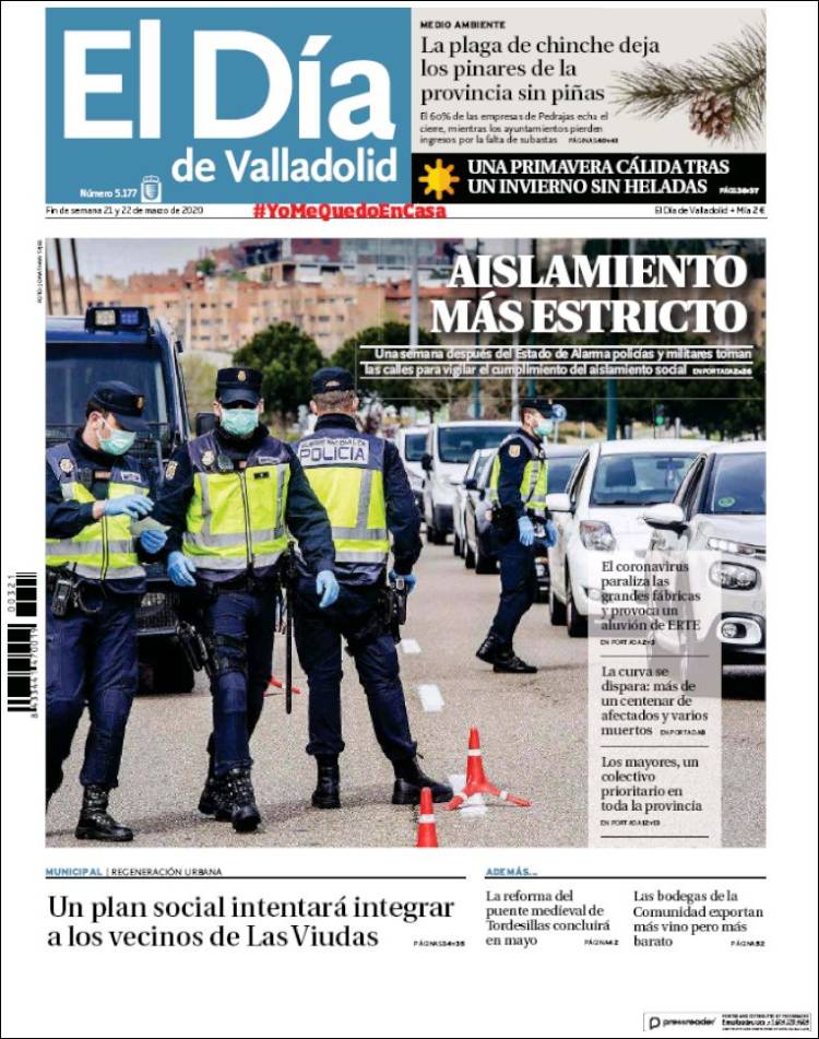 Portada de El Día de Valladolid (Spain)