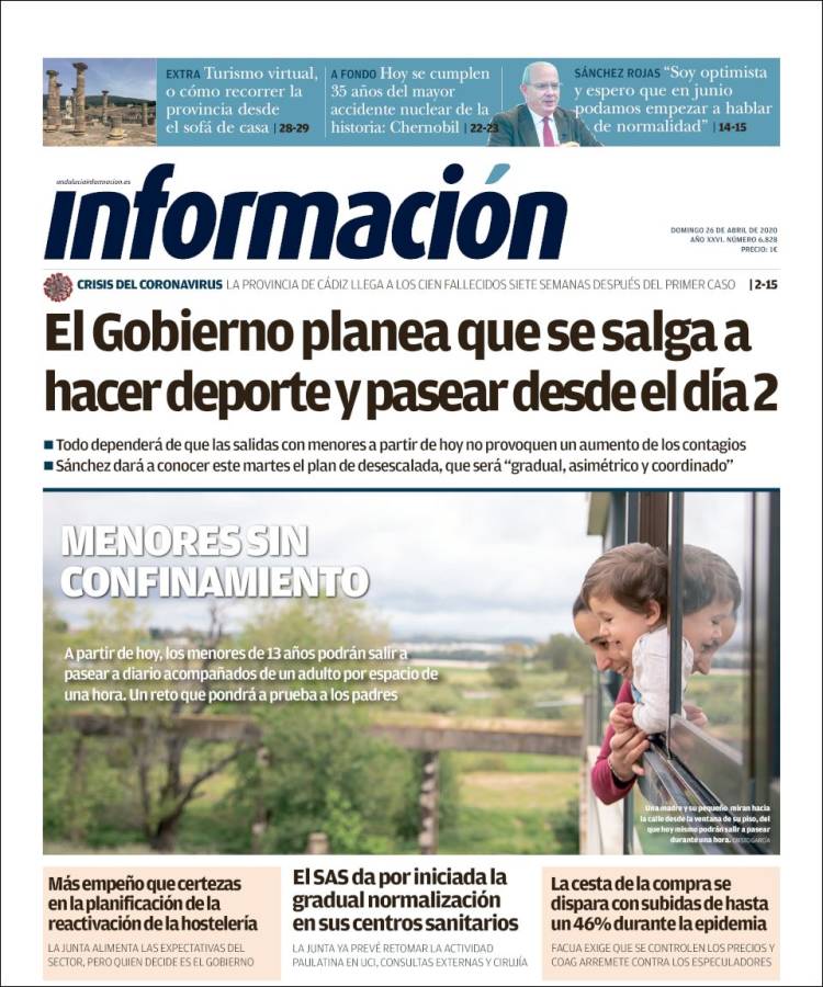 Portada de Información - Cadiz (Spain)