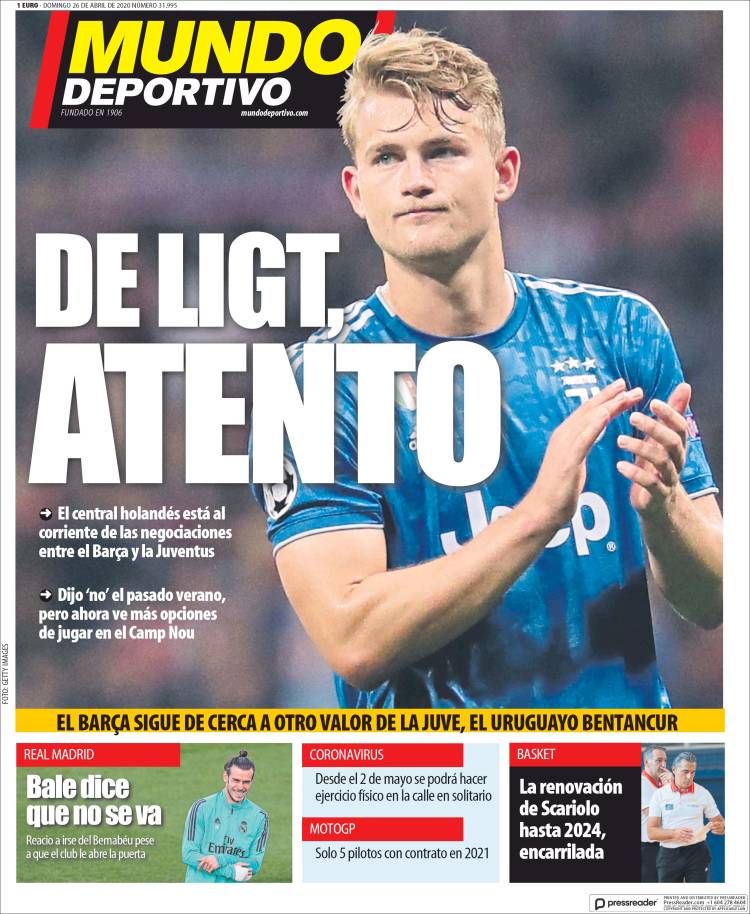 Portada de El Mundo Deportivo (España)