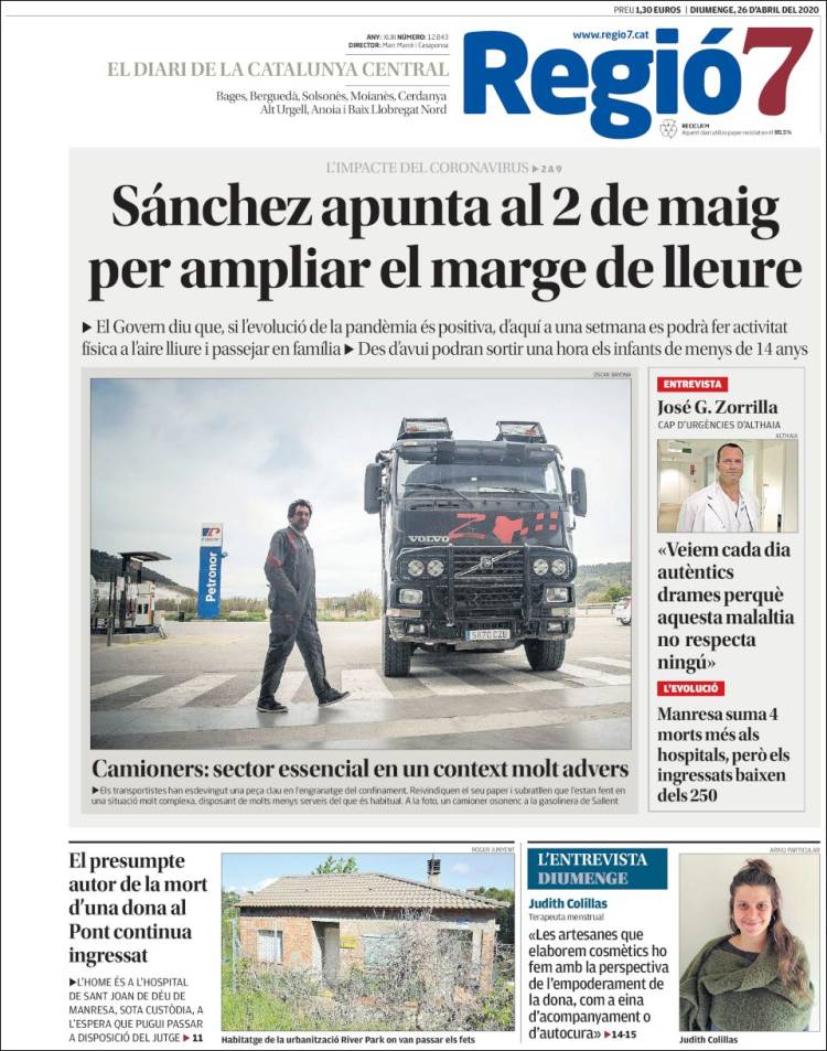 Portada de Regio7 (España)