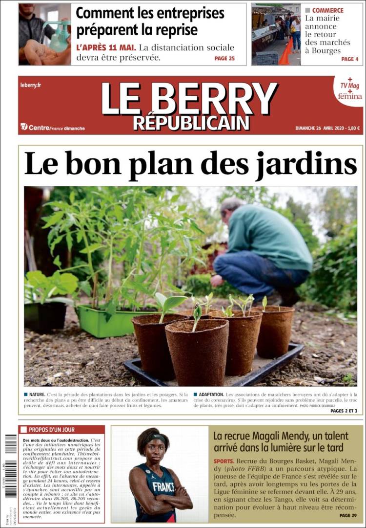 Portada de Berry Republicain (France)