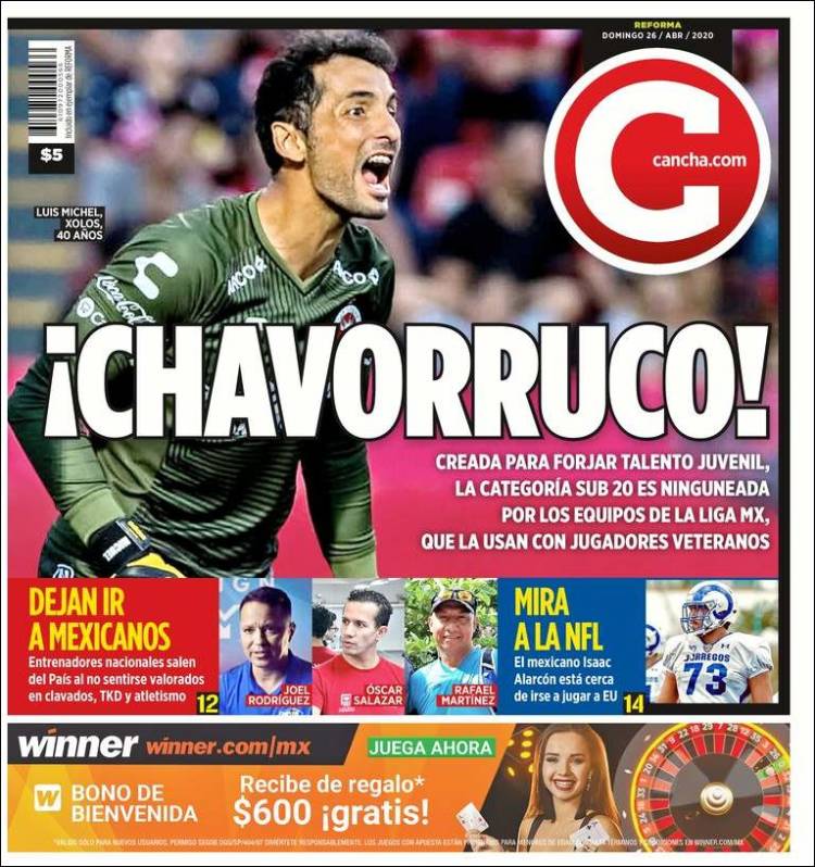 Portada de Cancha (M&eacute;xico)