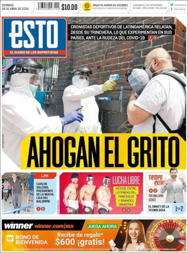 Portada de Esto (M&eacute;xico)