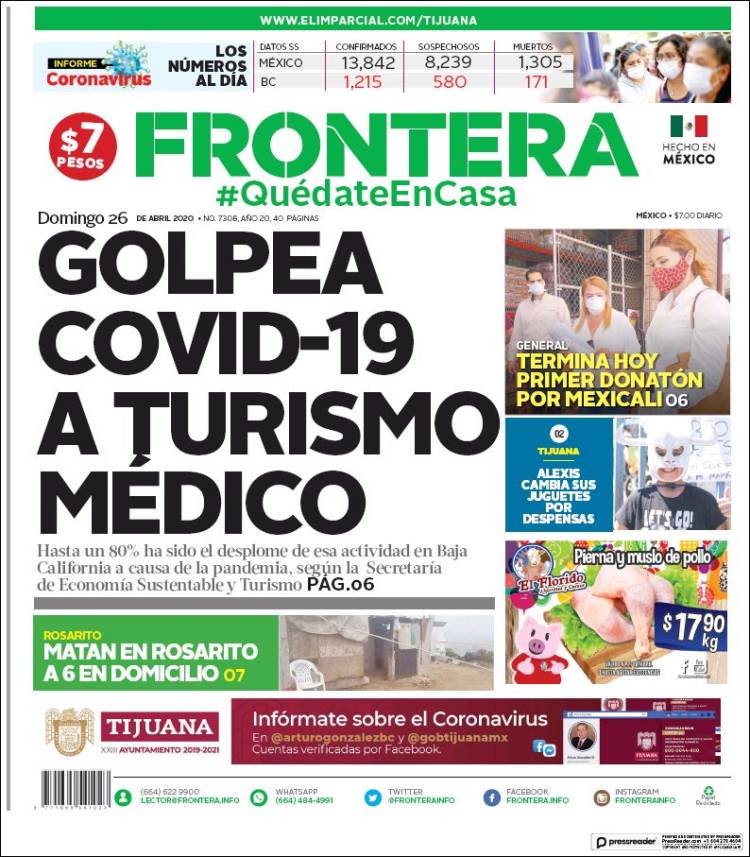 Portada de Frontera (M&eacute;xico)