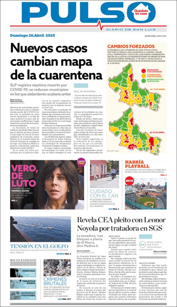 Portada de Pulso (M&eacute;xico)