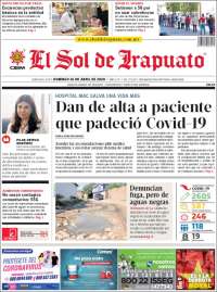 Portada de El Sol de Irapuato (M&eacute;xico)