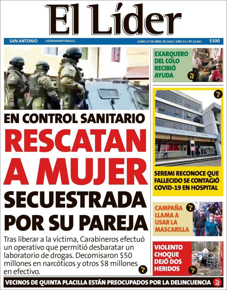 Portada de Lider de San Antonio (Chile)
