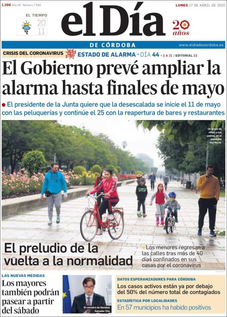 Portada de El Día de Córdoba (Spain)