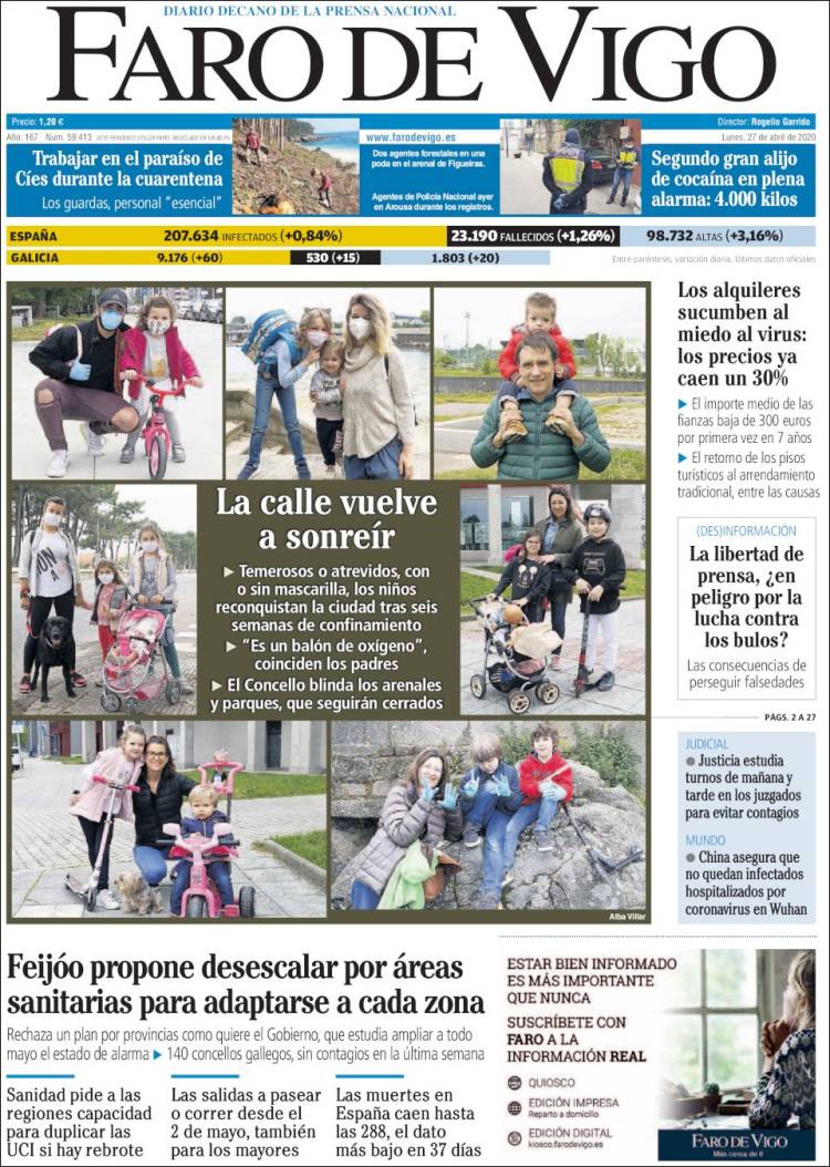 Portada de Faro de Vigo (Spain)