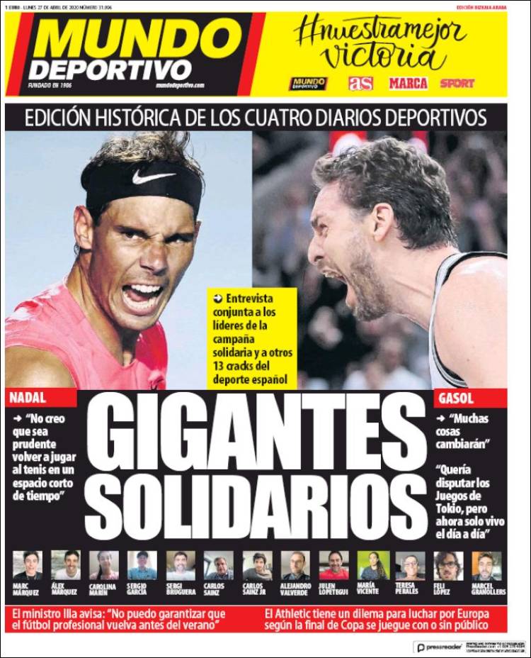 Portada de Mundo Deportivo Bizkaia (Spain)