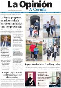 Portada de La Opinión de A Coruña (Spain)