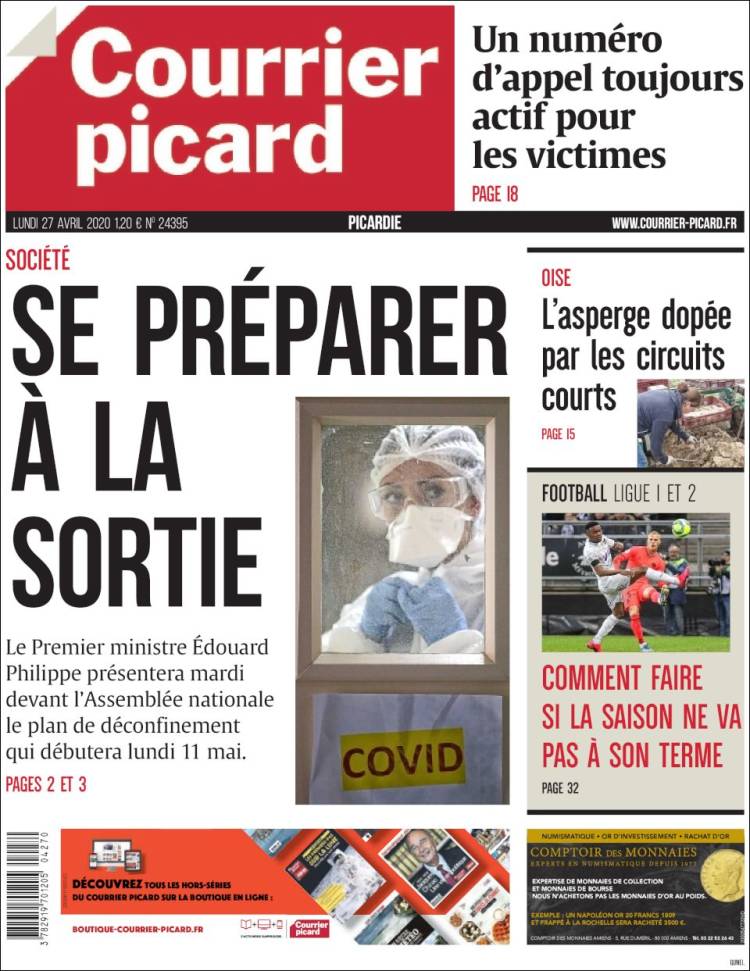 Portada de Courrier Picard (France)