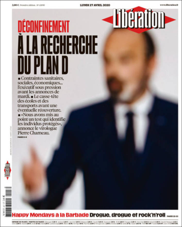 Portada de Libération (France)