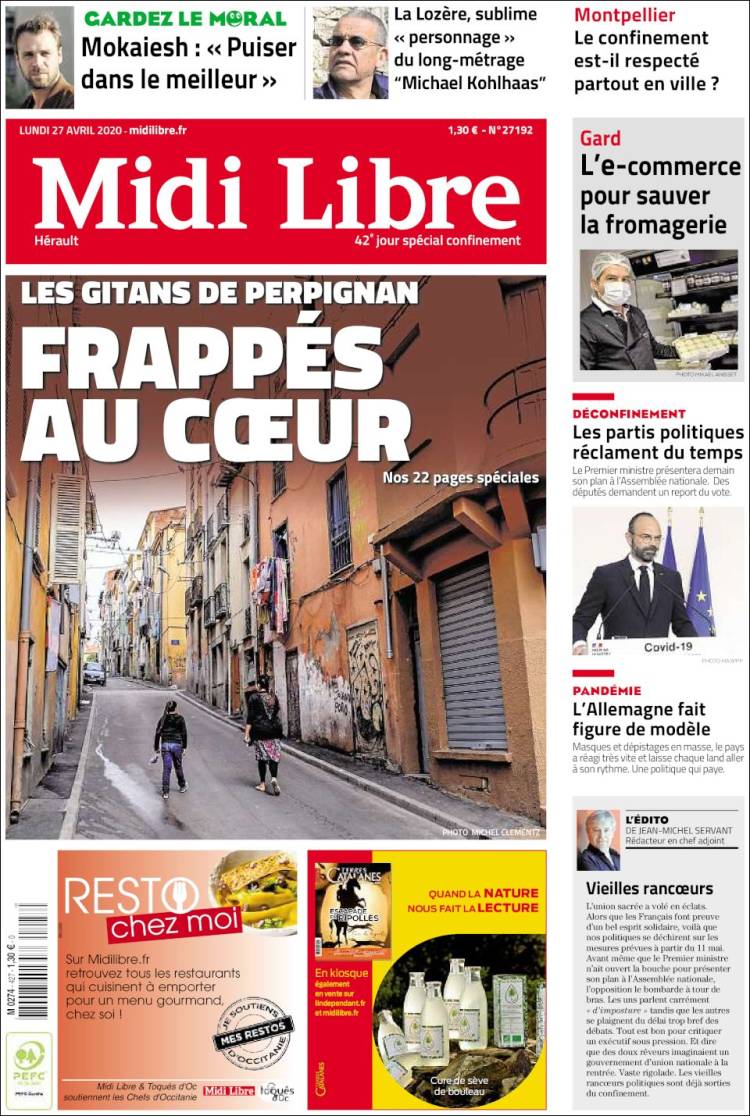 Portada de Midi Libre (France)