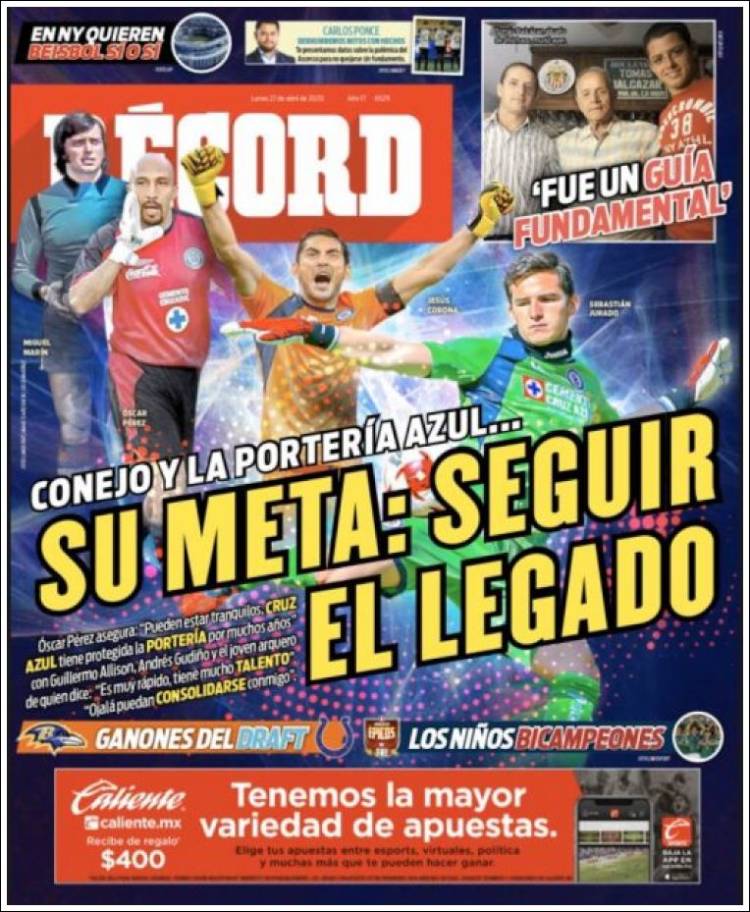 Portada de Record (México)