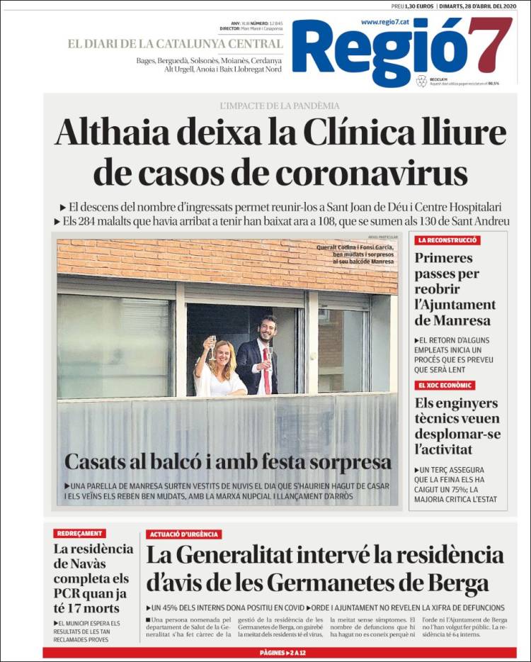 Portada de Regio7 (España)