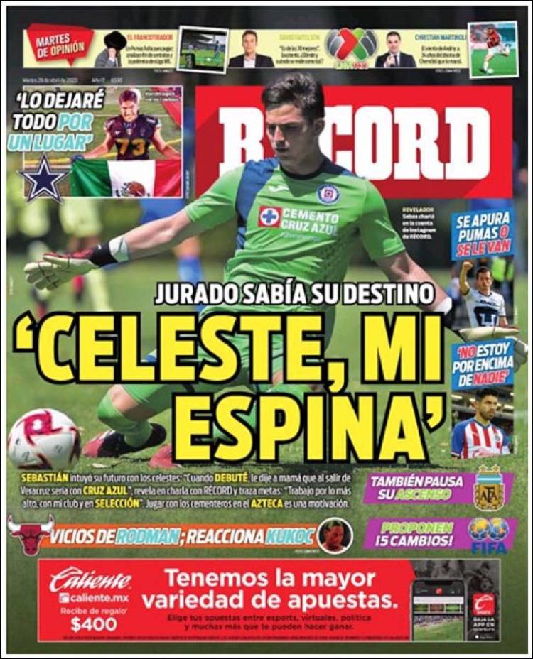 Portada de Record (México)