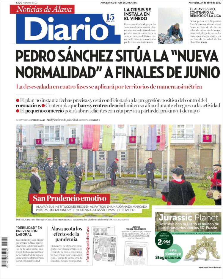 Portada de Noticias de Álava (España)