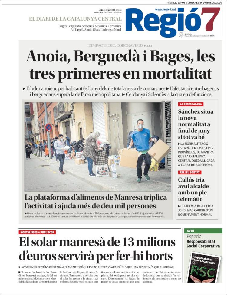 Portada de Regio7 (España)