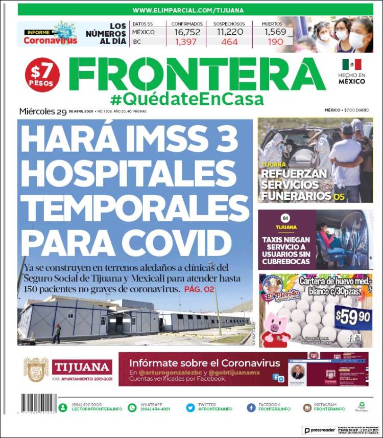 Portada de Frontera (Mexico)