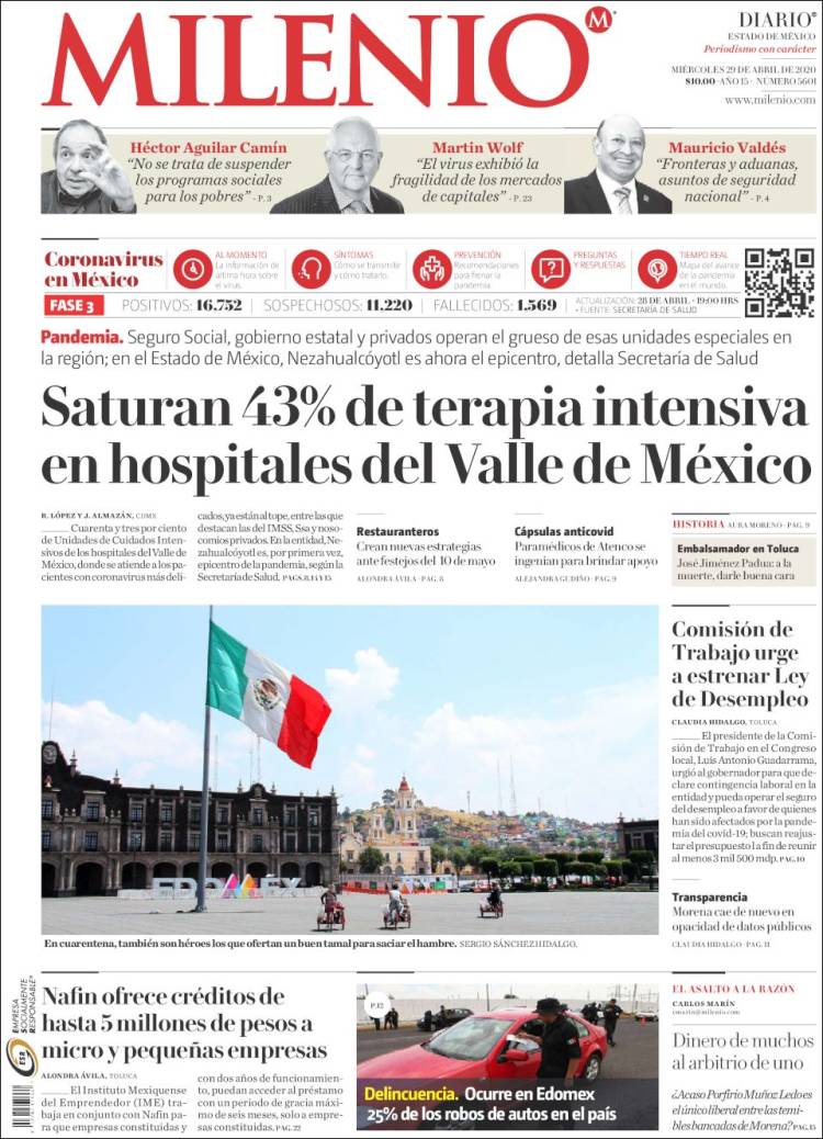 Portada de Milenio - Estado de México (Mexico)