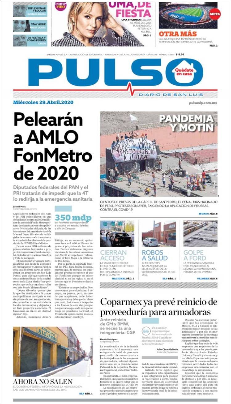 Portada de Pulso (Mexico)