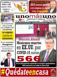 Portada de unomásuno (Mexico)