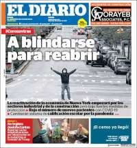 Portada de El Diario NY (USA)